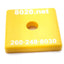 New Lot of 20 80/20 2030YEL ABS End Cap with Push-In Fastener 15 Series 1.5" x 1.5"