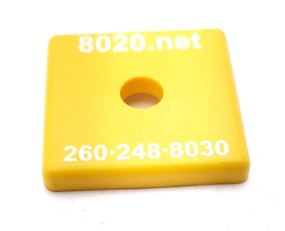 New Lot of 20 80/20 2030YEL ABS End Cap with Push-In Fastener 15 Series 1.5" x 1.5"