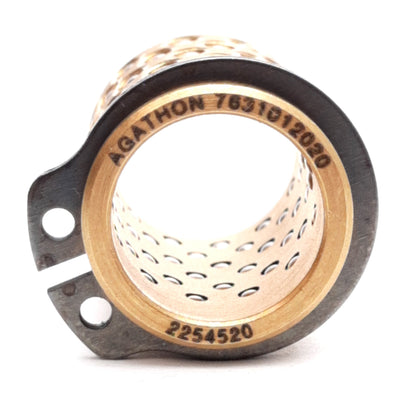New Agathon 7631.012.020 Brass Ball Cage, ø12mm ID, ø16mm OD, 72 Balls, 20mm Long