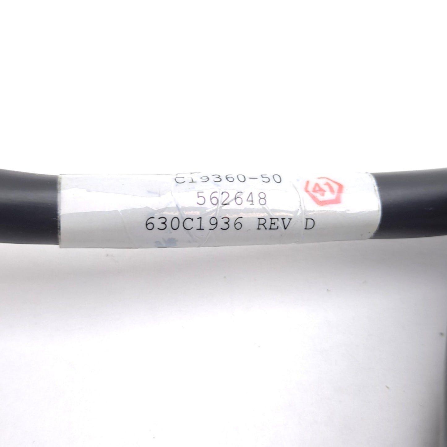 Used Aerotech 630C1936 Rev D Motor Power Cable, 17ft, DB-9W4 Female to Flying Leads