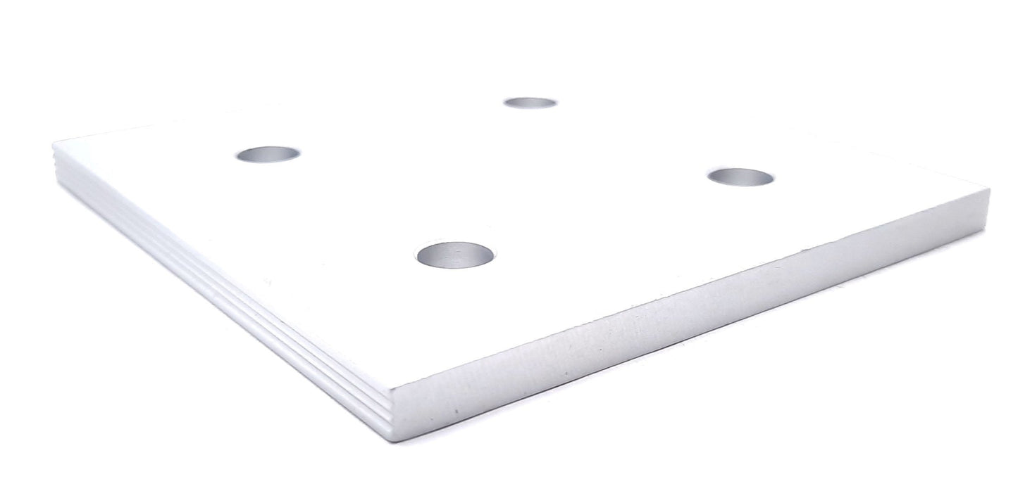 New Lot of 5 80/20 45-4367 Square Flat Plate 45 Series 4 Hole 90mm x 90mm