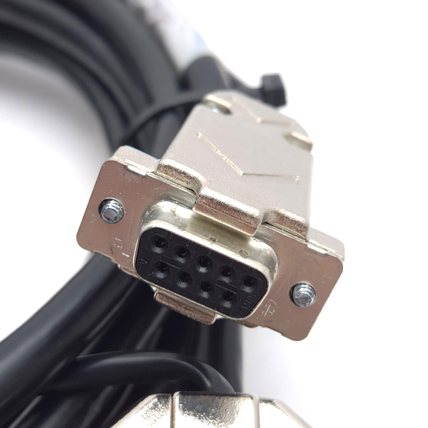 Used Aerotech 630D1839-4 Brushless Motor Feedback Cable, 16ft, DB-25/DB-9 Female