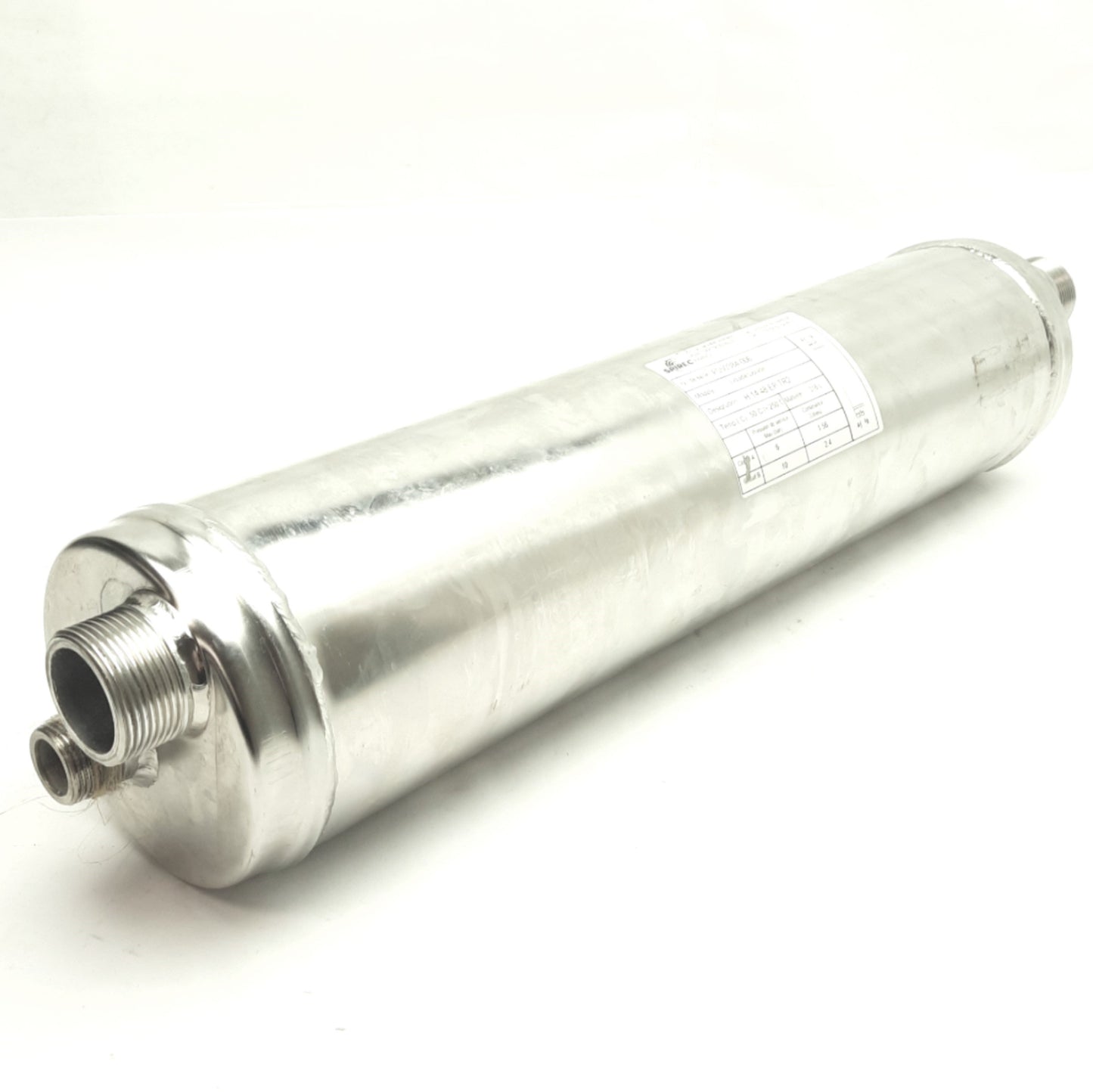 Used Spirec H.14.48.EP.TR2 Dbl Cross Current Heat Exchanger 1-1/4 & 1/2 BSP, 2.4/1.5L