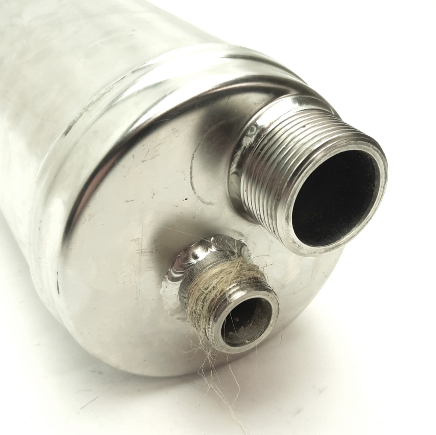 Used Spirec H.14.48.EP.TR2 Dbl Cross Current Heat Exchanger 1-1/4 & 1/2 BSP, 2.4/1.5L