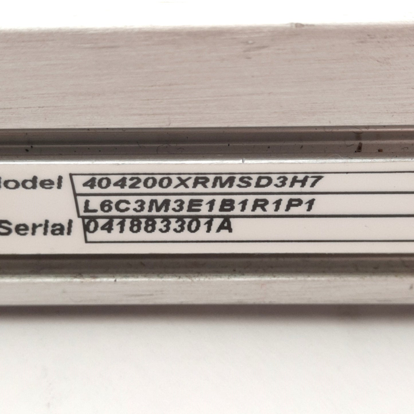 Used Parker 404200XRMSD3H1L1C1M3 Linear Actuator, 200mm Travel, 10mm Lead, NEMA 23