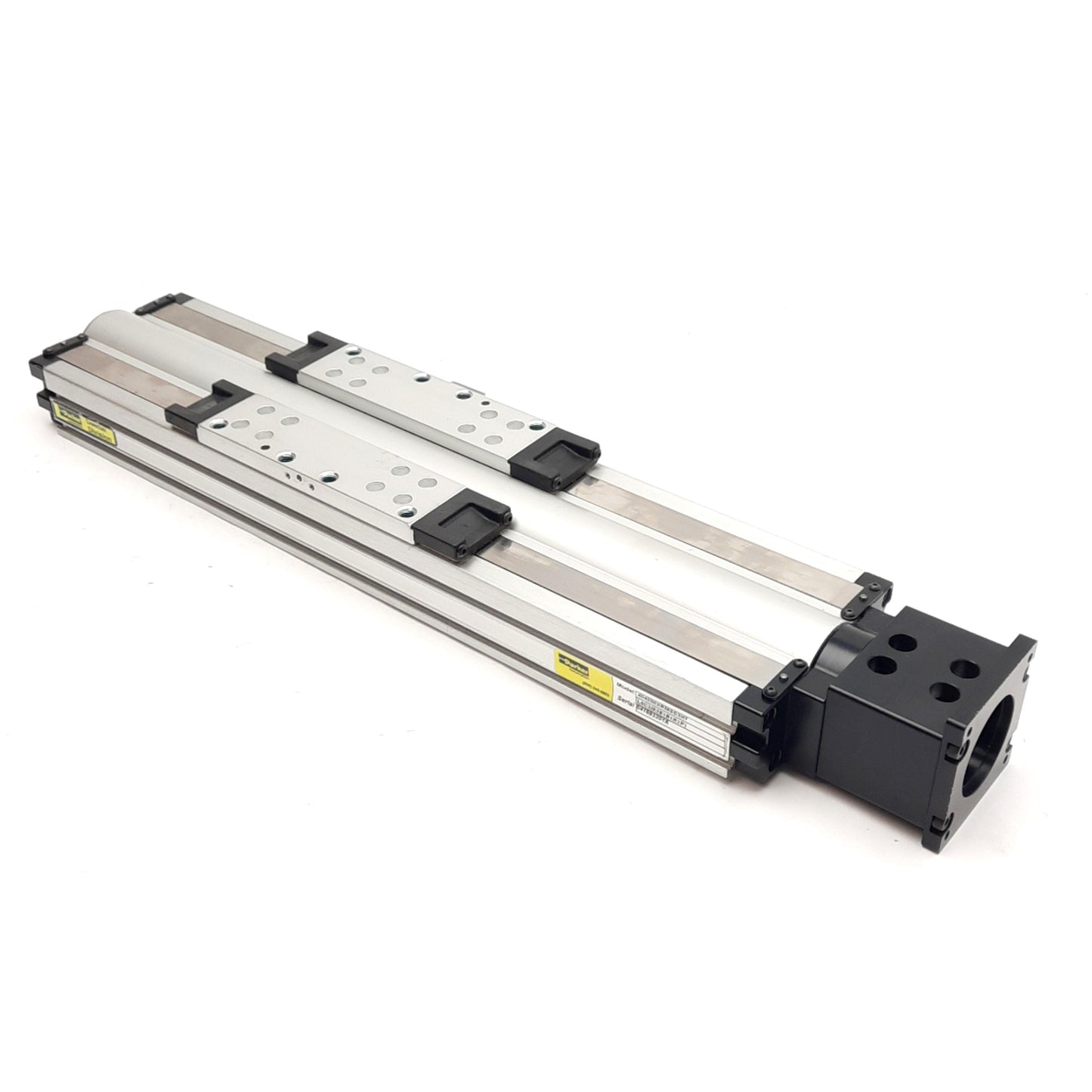 Used Parker 404200XRMSD3H1L1C1M3 Linear Actuator, 200mm Travel, 10mm Lead, NEMA 23