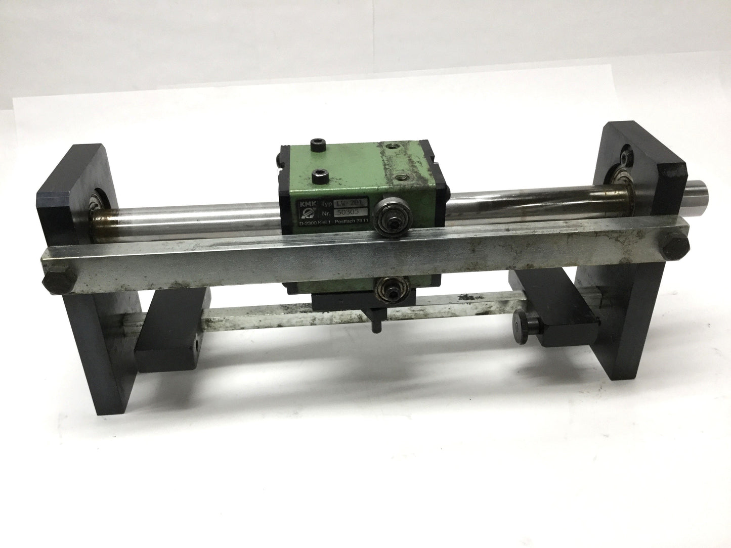 Used KMK LW-201 Linear Bi-directional Gearbox 0.8-8mm Adjustable Pitch, 190mm Travel
