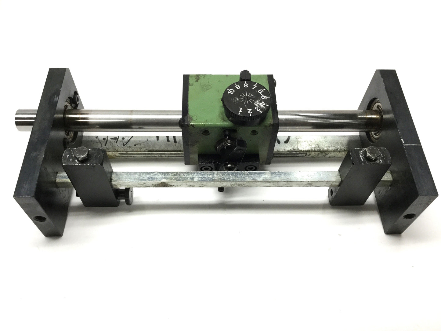 Used KMK LW-201 Linear Bi-directional Gearbox 0.8-8mm Adjustable Pitch, 190mm Travel