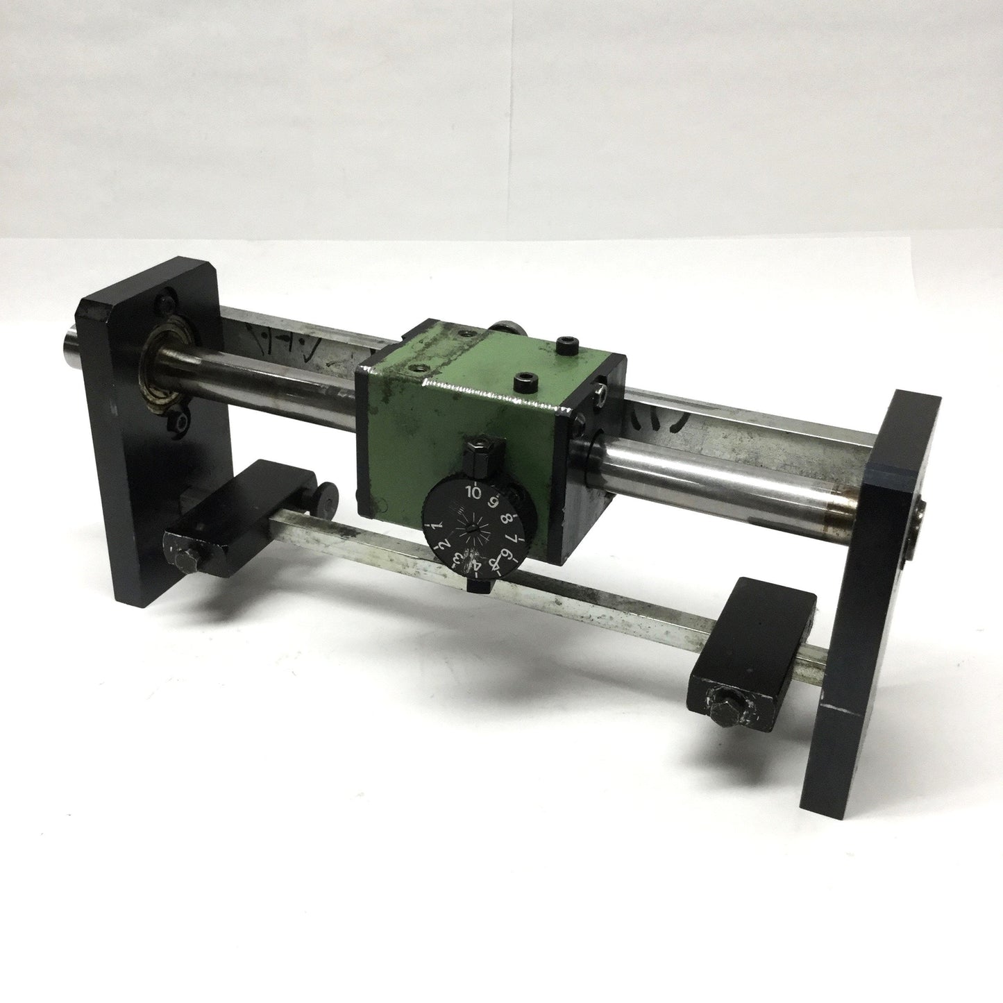 Used KMK LW-201 Linear Bi-directional Gearbox 0.8-8mm Adjustable Pitch, 190mm Travel