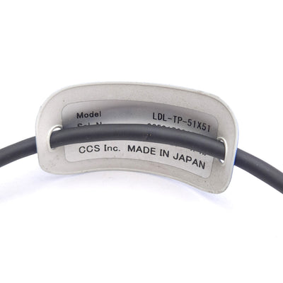 Used CCS LDL-TP-51X51 Machine Vision Backlight, 12VDC, Red, 51 x 51mm Light Surface