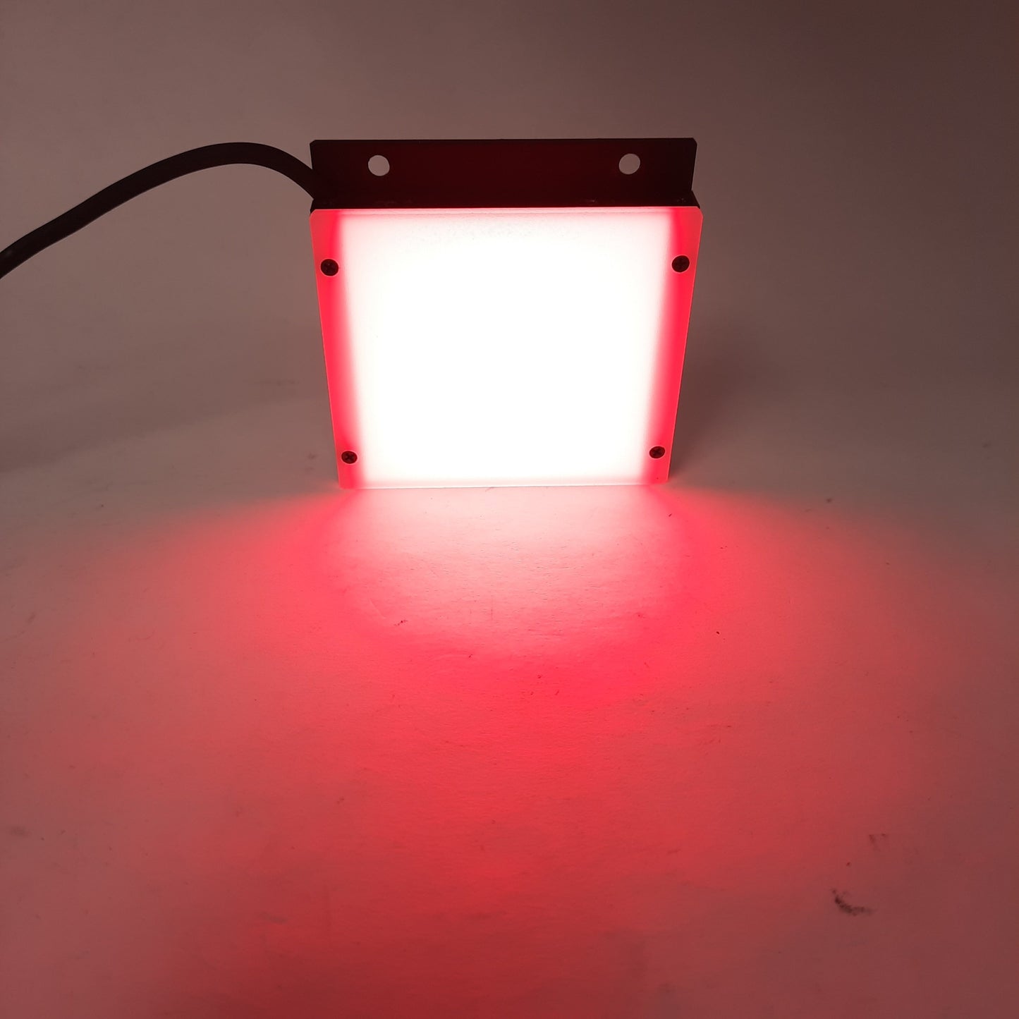 Used CCS LDL-TP-51X51 Machine Vision Backlight, 12VDC, Red, 51 x 51mm Light Surface