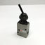 Used SMC VM230-N02-08 3-Port Mechanical Air Valve, Toggle Lever, 1/4" NPT