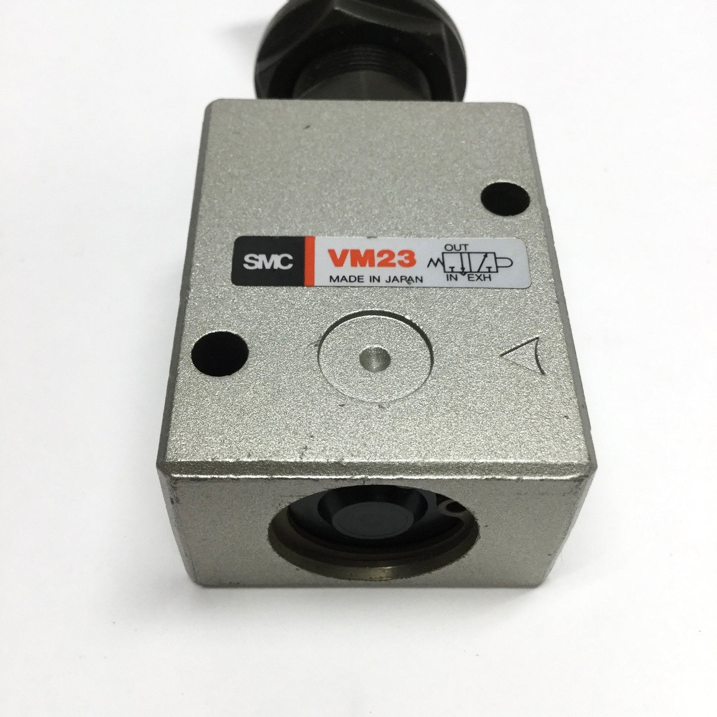 Used SMC VM230-N02-08 3-Port Mechanical Air Valve, Toggle Lever, 1/4" NPT
