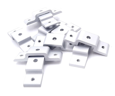 New Lot of 10 80/20 2512 Double Arm Narrow Panel Retainer 10 Series 3" x 1"