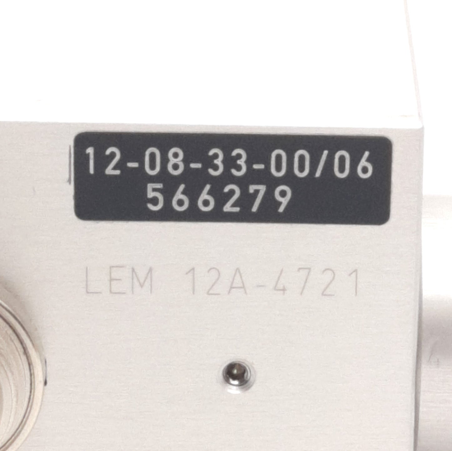Used TRUMPF HAAS LEM 12A-4721 12-08-33-00/06 LASER Measuring Sensor, HL Series