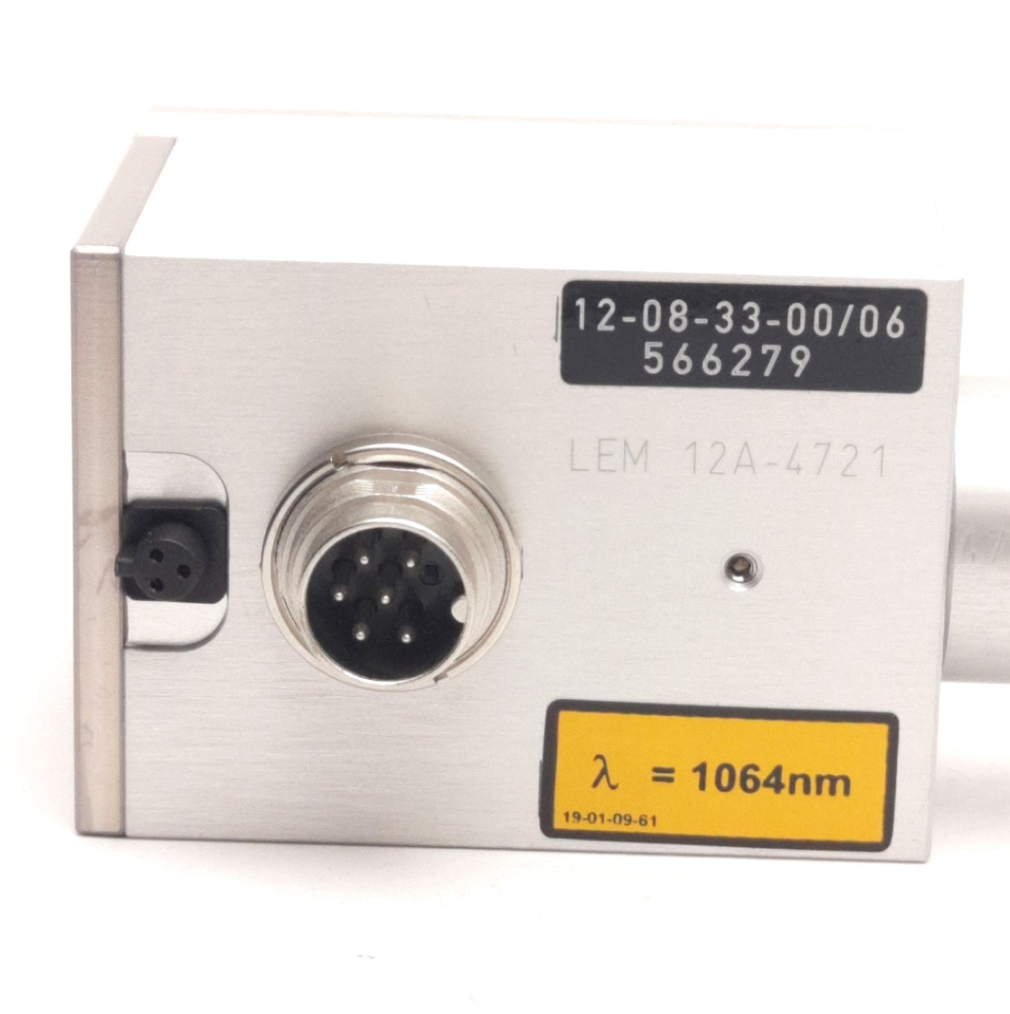 Used TRUMPF HAAS LEM 12A-4721 12-08-33-00/06 LASER Measuring Sensor, HL Series