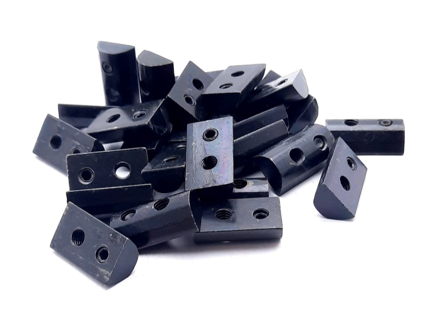 New – Open box Lot of 25 80/20 3309 Steel Roll-In T-Nut with Set Screw Series 15 10-32