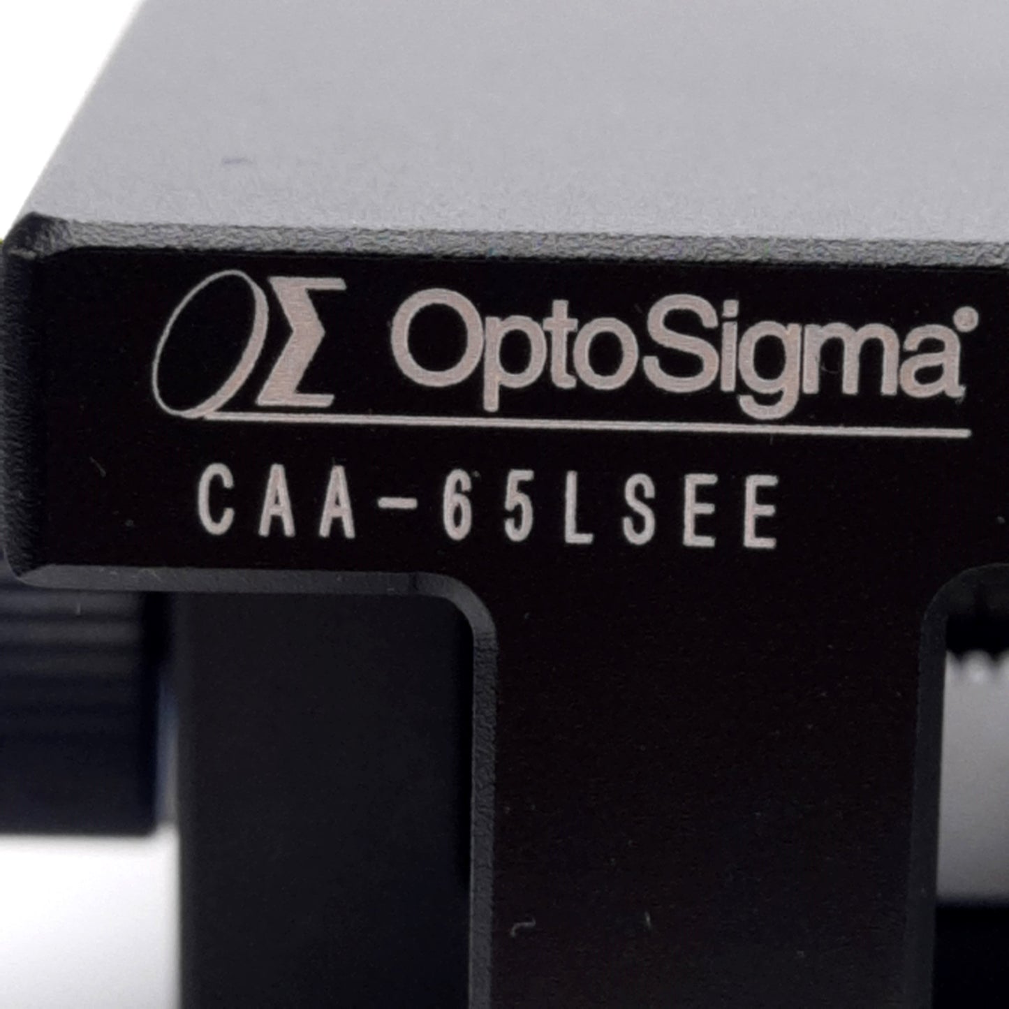 Used OptoSigma CAA-65LSEE Carrier For Medium Optical Rail, 90x65mm, M6x1.0 Thread