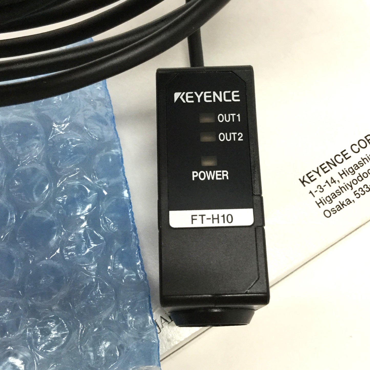 New – Open box Keyence FT-H10 Digital Infrared Temperature Thermopile, Small Spot, 0-500°C