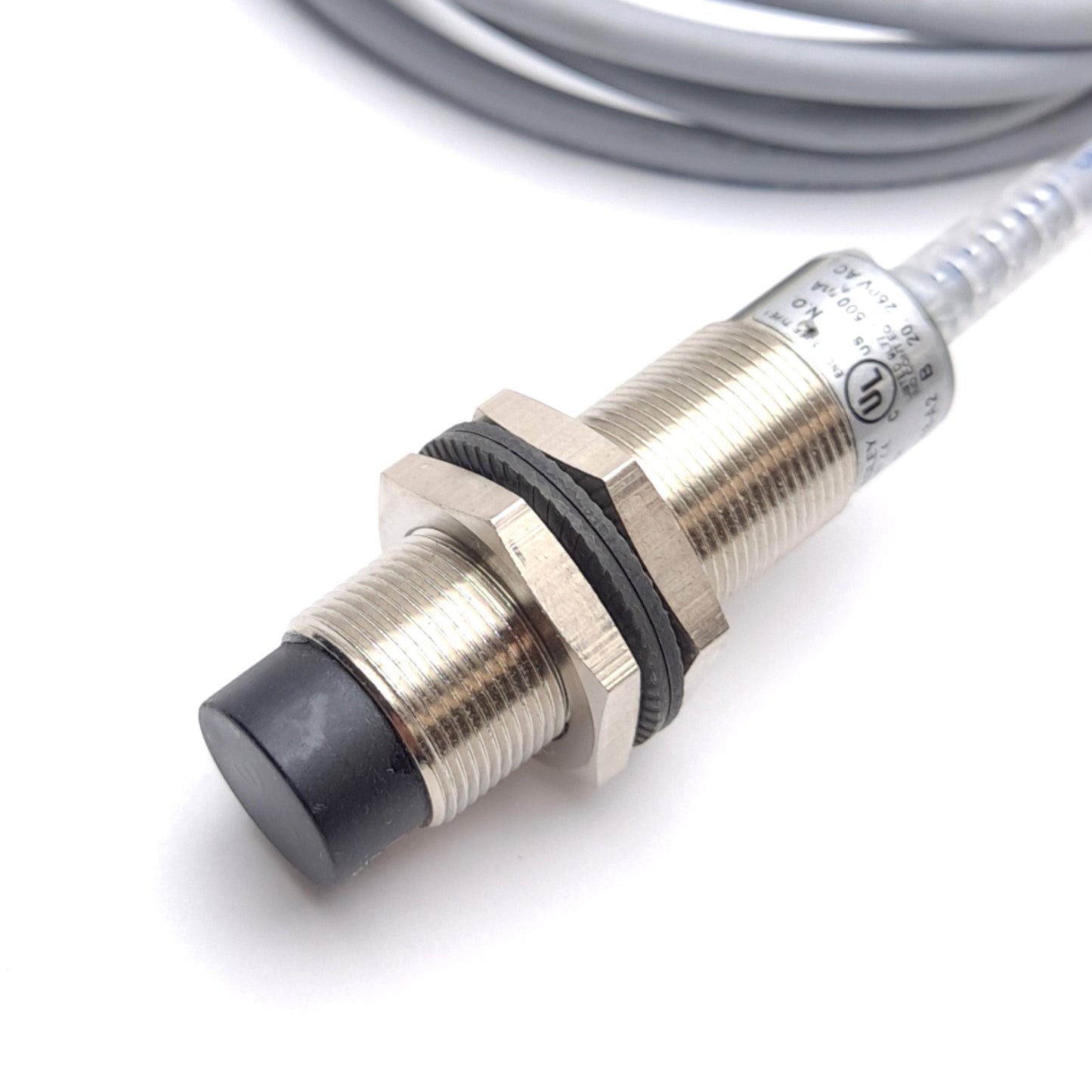 Used Allen Bradley 872C-A10N18-A2 Inductive Proximity Sensor, 10mm, 20-250VAC, N.O.