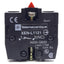Used Telemecanique XEN-L1121 Contact Block, Normally Closed, 3A 240VAC / 0.27A 250VDC
