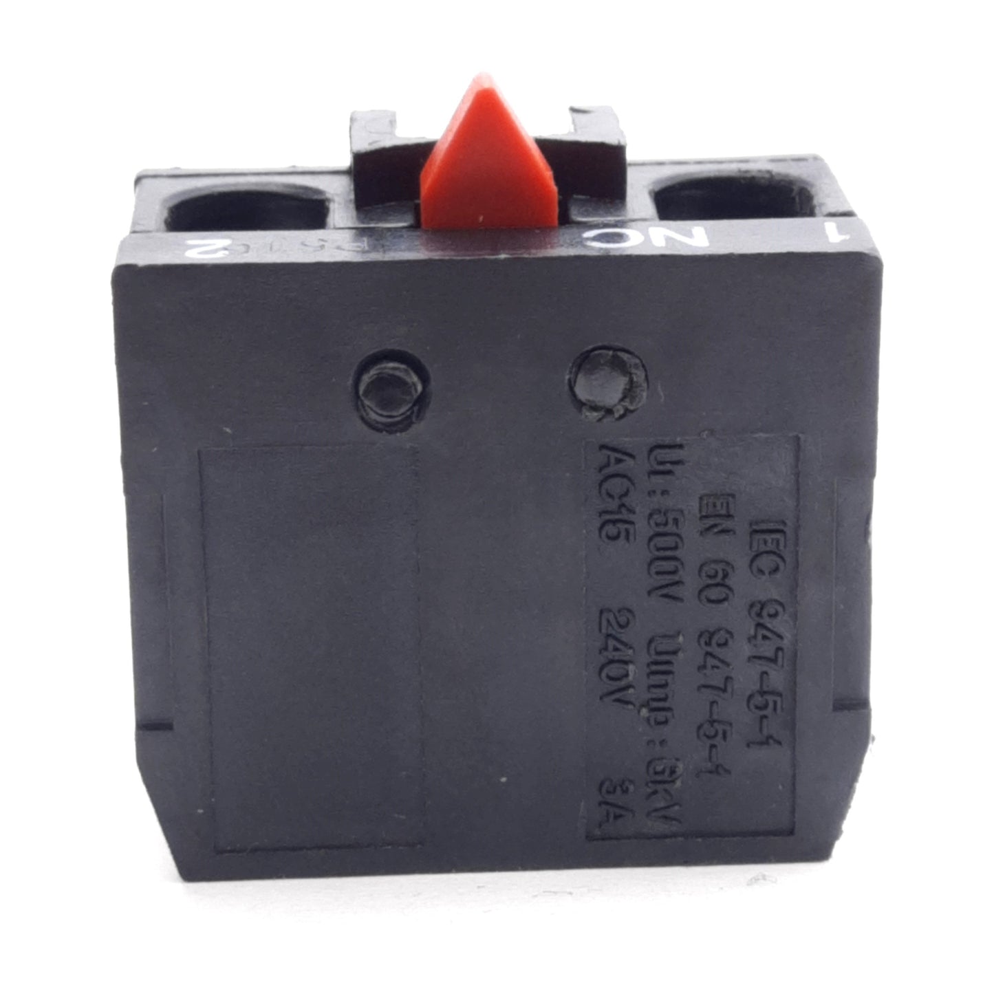 Used Telemecanique XEN-L1121 Contact Block, Normally Closed, 3A 240VAC / 0.27A 250VDC