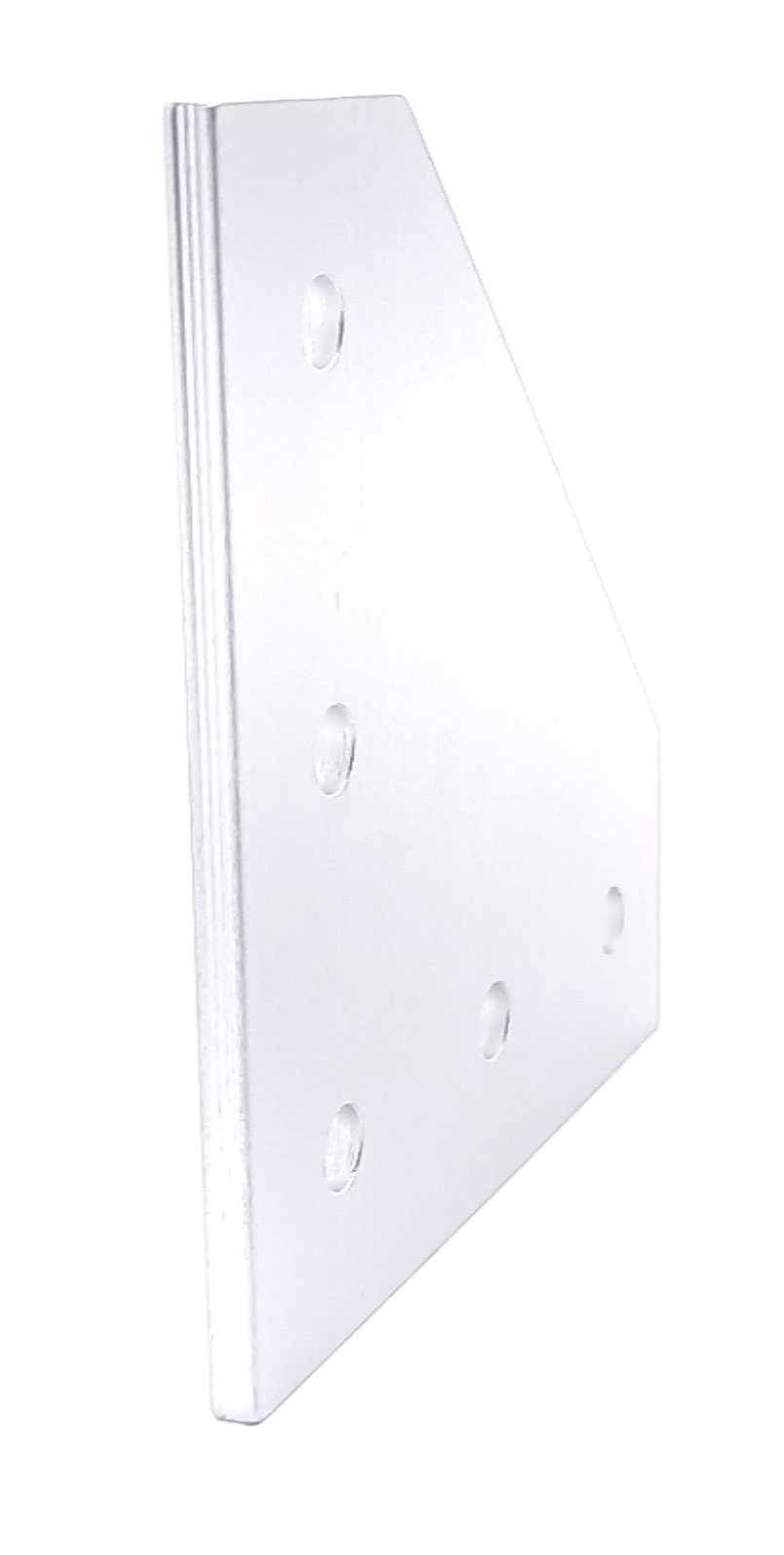New – Open box Lot of 5 80/20 30-4351 90 Degree Angled Flat Plate 30 Series 5 Hole 90mm x 90mm