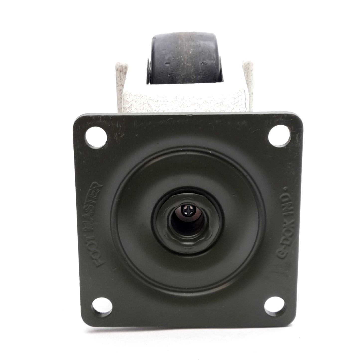 Used Lot of 4 Foot Master GD-60F Swivel Leveling Caster ø50mm, 73mm Plate, 280Kg