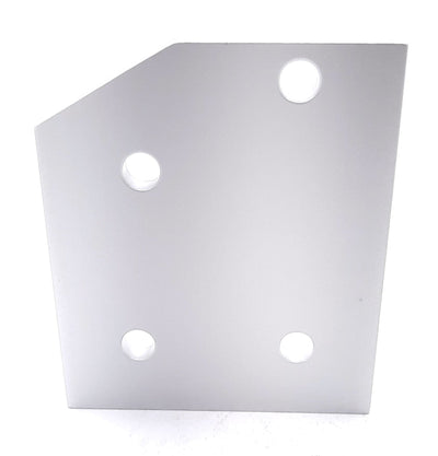 New – Open box Lot of 5 80/20 40-4331 30 Degree Angled Flat Plate 40 Series 4 Hole 93.40mmx80mm
