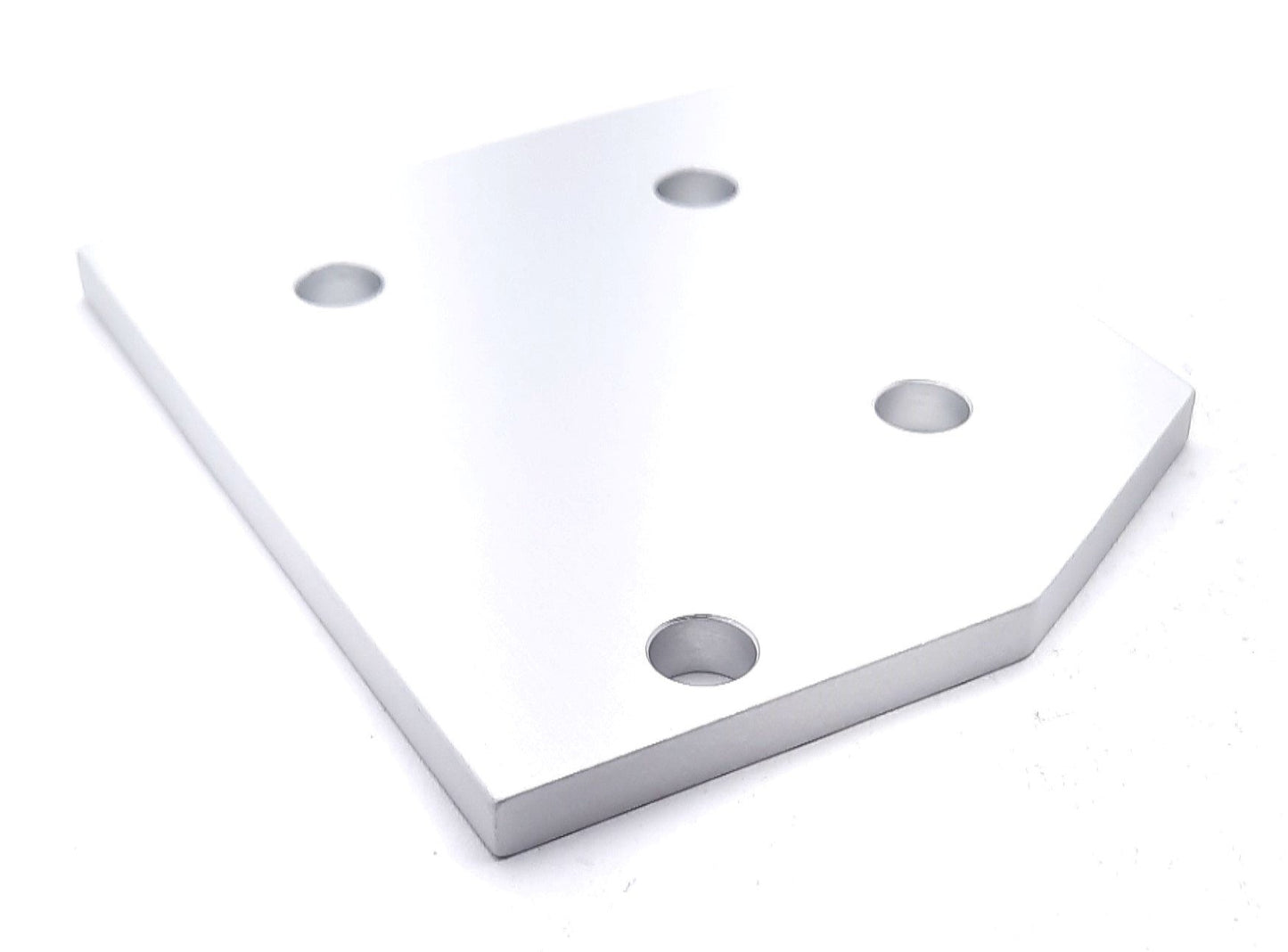 New – Open box Lot of 5 80/20 40-4331 30 Degree Angled Flat Plate 40 Series 4 Hole 93.40mmx80mm