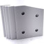 New – Open box Lot of 5 80/20 40-4316 15 Degree Angled Flat Plate 40 Series 4 Hole 94mm x 90mm