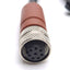 Used Omron STI 60567-3030 Light Curtain Cable, M12 8-Pin Female to Flying Leads, 6ft