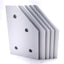 New Lot of 5 80/20 40-4346 45 Degree Angled Flat Plate 40 Series 4 Hole 120mm x 80mm