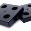 New Lot of 2 80/20 14043 Center Tap Base Plate 45 Series M10 X 1.50 90mm x 90mm