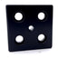 New Lot of 2 80/20 14043 Center Tap Base Plate 45 Series M10 X 1.50 90mm x 90mm