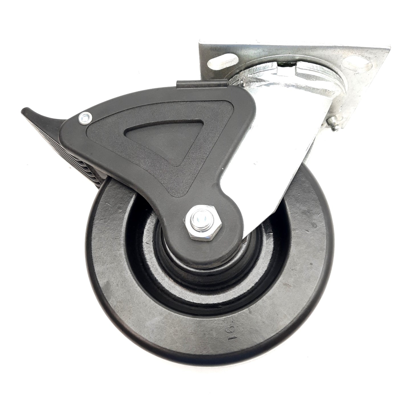 Used Lot of 4 Colson 4.06109.335 BRK4 Top Plate Swivel Caster, ø6in Wheel, 1200lbs