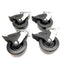 Used Lot of 4 Colson 4.06109.335 BRK4 Top Plate Swivel Caster, ø6in Wheel, 1200lbs