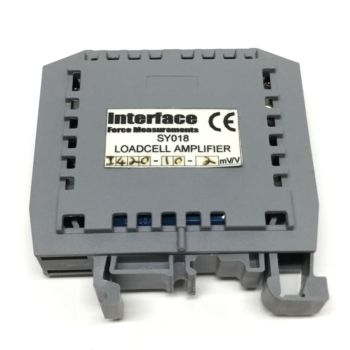 Used Interface SY018 Load Cell Strain Gauge Amplifier Signal Conditioner 4-20mA 2mv/V
