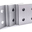 New Lot of 5 80/20 20-4167 Aluminum Square Flat Plate 20 Series 4 Hole 40mm x 40mm