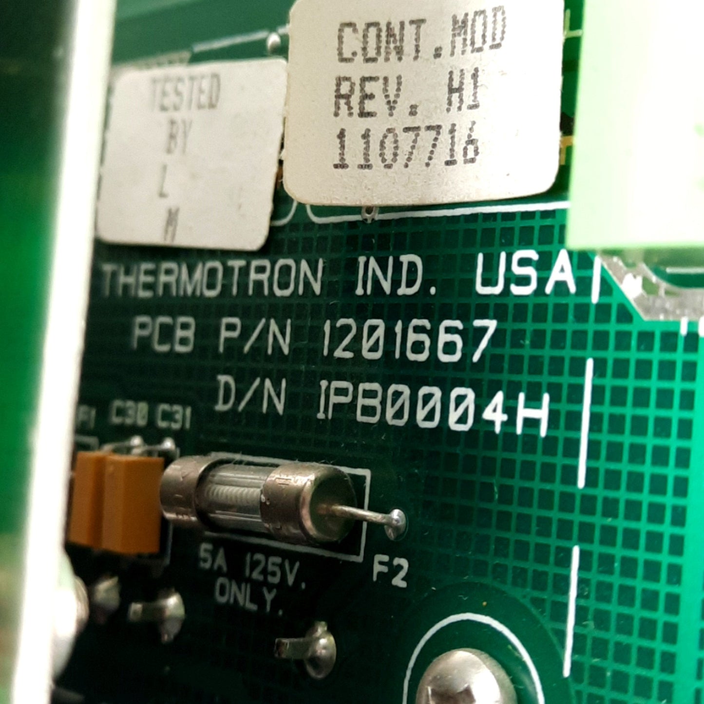Used Thermotron 1201667 Environmental Chamber Control Module For SE-600-6-6