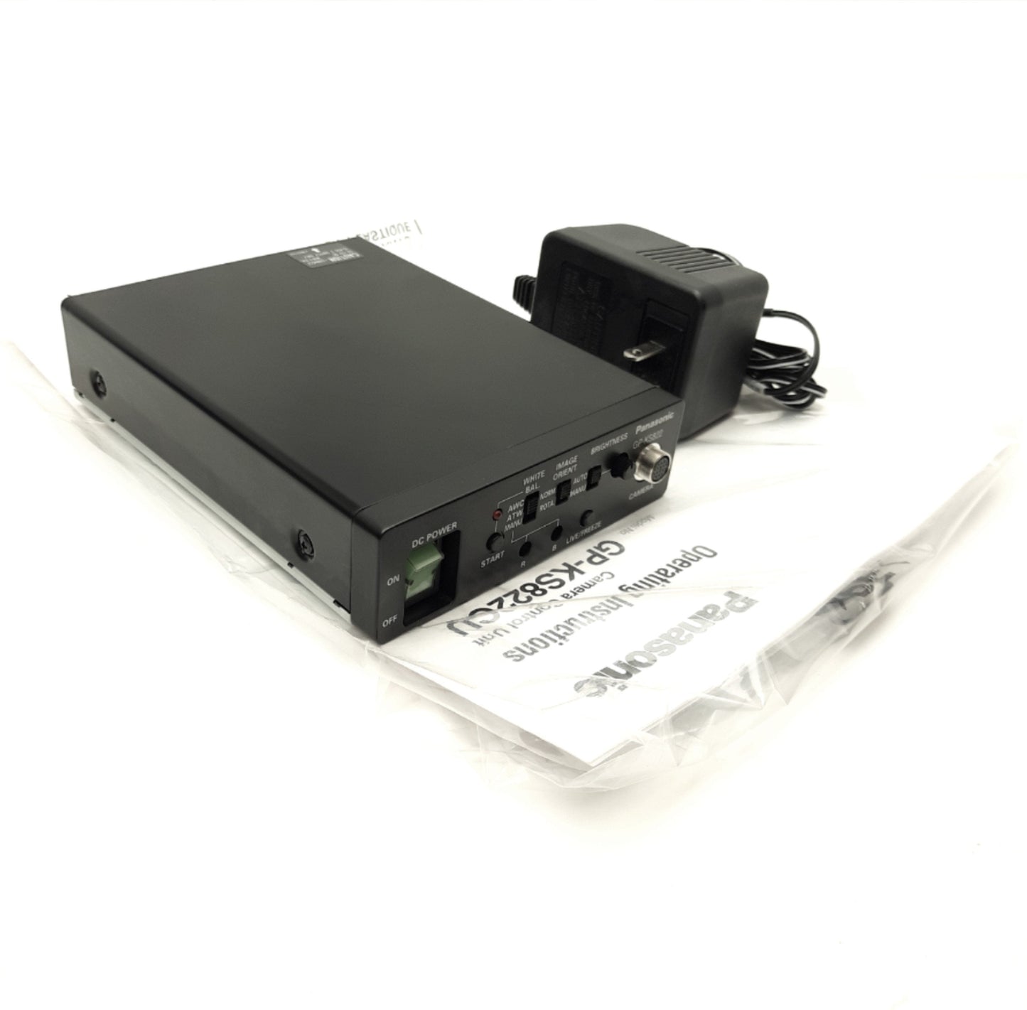 New Panasonic GP-KS822CU Camera Control Unit NTSC 2x BNC S-Video 12VDC for GP-KS822H