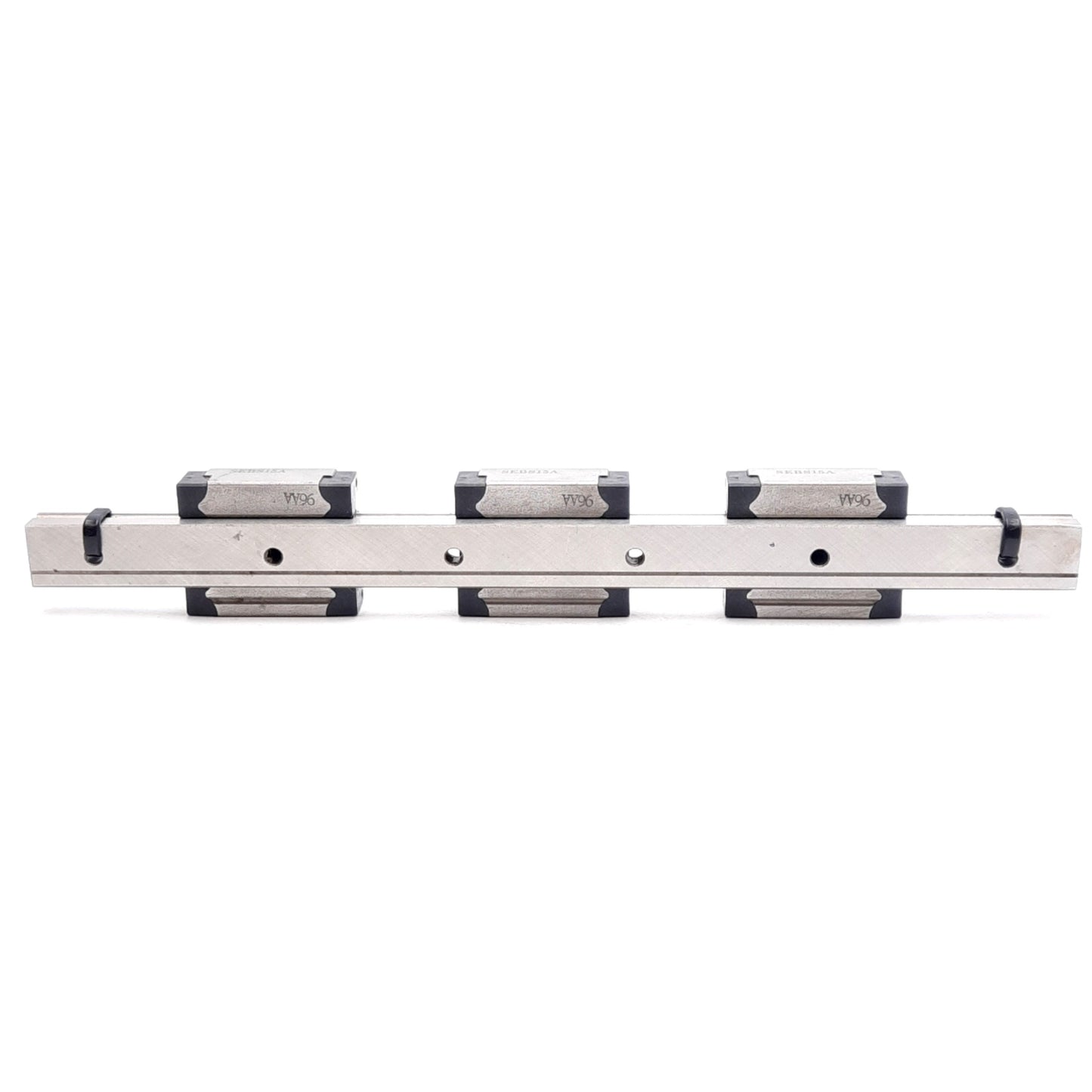 Used Nippon Bearing SEBS15A3-230 Linear Assembly, 230mm Rail, 38.5x32mm Carriages