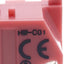Used Lot of 2 Idec HW-C01 Switch Contact Blocks, SPST-NC, 600V 10A, Screw Clamp