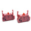 Used Lot of 2 Idec HW-F01 Switch Contact Blocks, SPST-NC, 600V 10A, Screw Clamp
