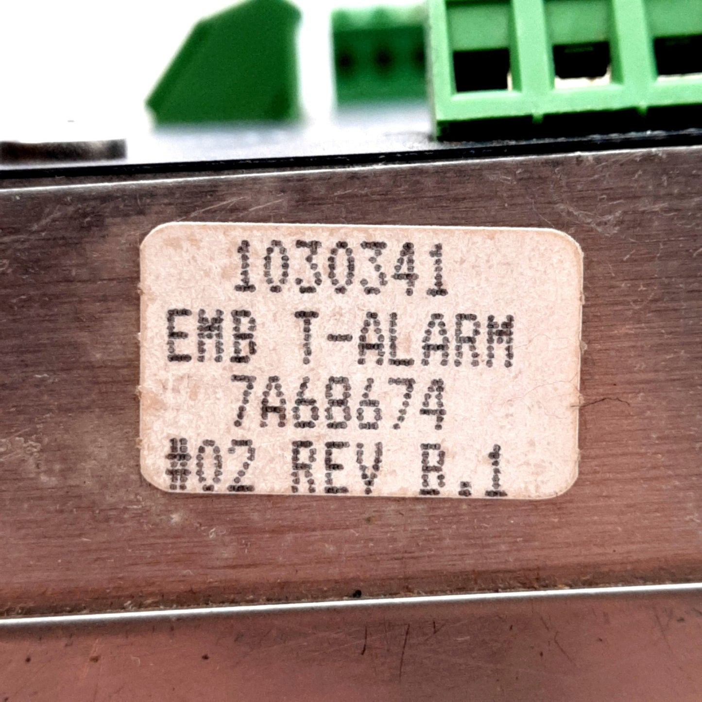 Used Thermotron 1030341 EMB T-Alarm For SE-600-6-6 Environmental Test Chamber