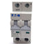 Used Lot of 2 Eaton WMZS2C01 Circuit Breaker, 2-Pole, C-Curve, 277/480VAC 1A