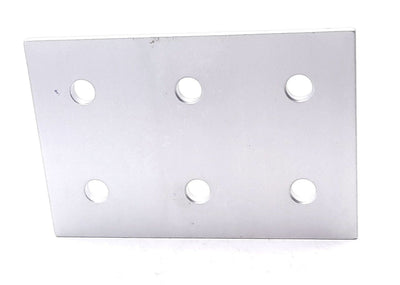 New Lot of 6 80/20 30-4366 Rectangular Flat Plate 30 Series 6 Hole 90mm x 60mm