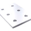 New Lot of 6 80/20 30-4366 Rectangular Flat Plate 30 Series 6 Hole 90mm x 60mm