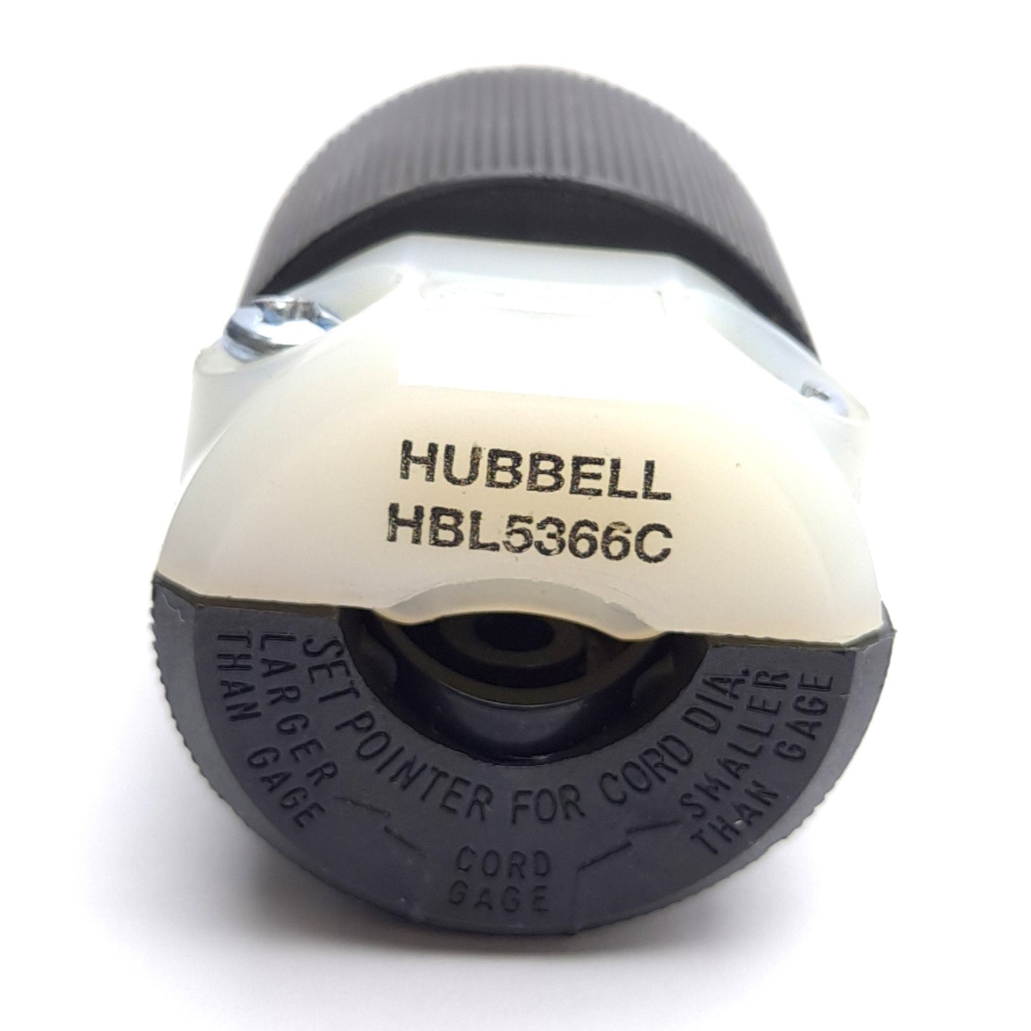 Used Lot of 4 Hubbell HBL5366C Male AC Plug, 2-Pole, 3-Wire Ground, 20A 125VAC