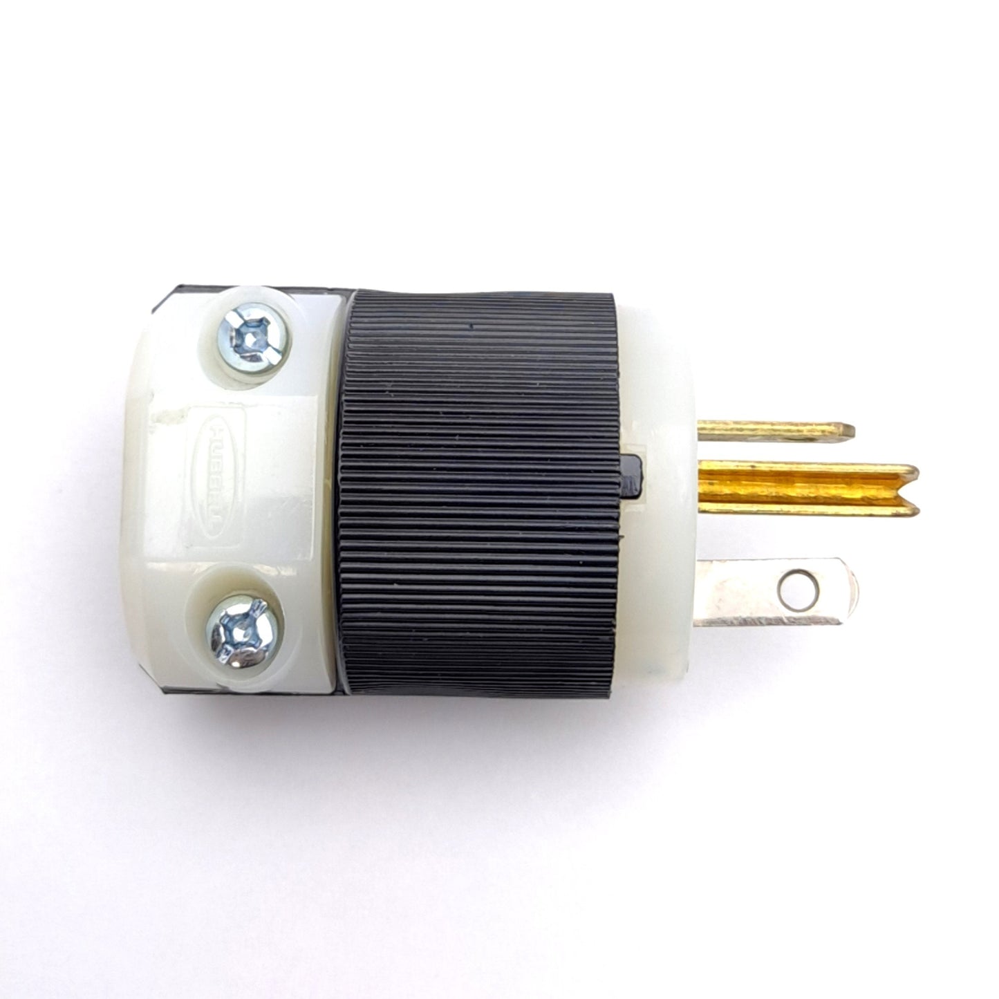 Used Lot of 4 Hubbell HBL5366C Male AC Plug, 2-Pole, 3-Wire Ground, 20A 125VAC